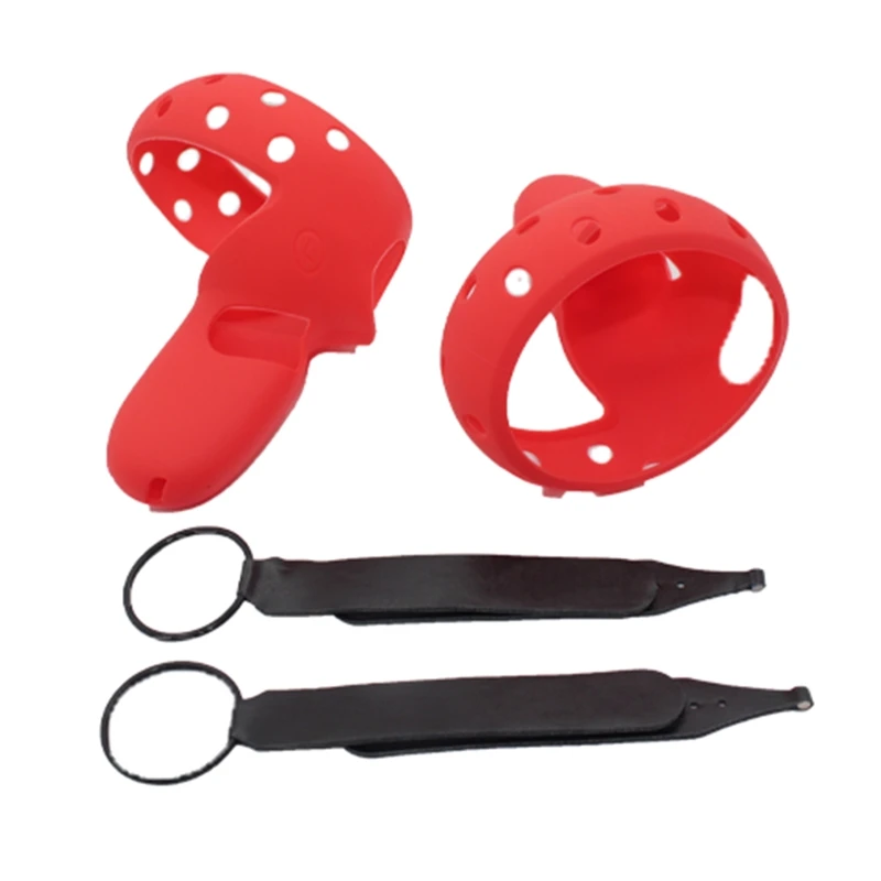 

Full Protection Knuckle Strap Silicone Case Handle Grip Strap Grip Cover for Oculus-Quest 2 Touch Controller
