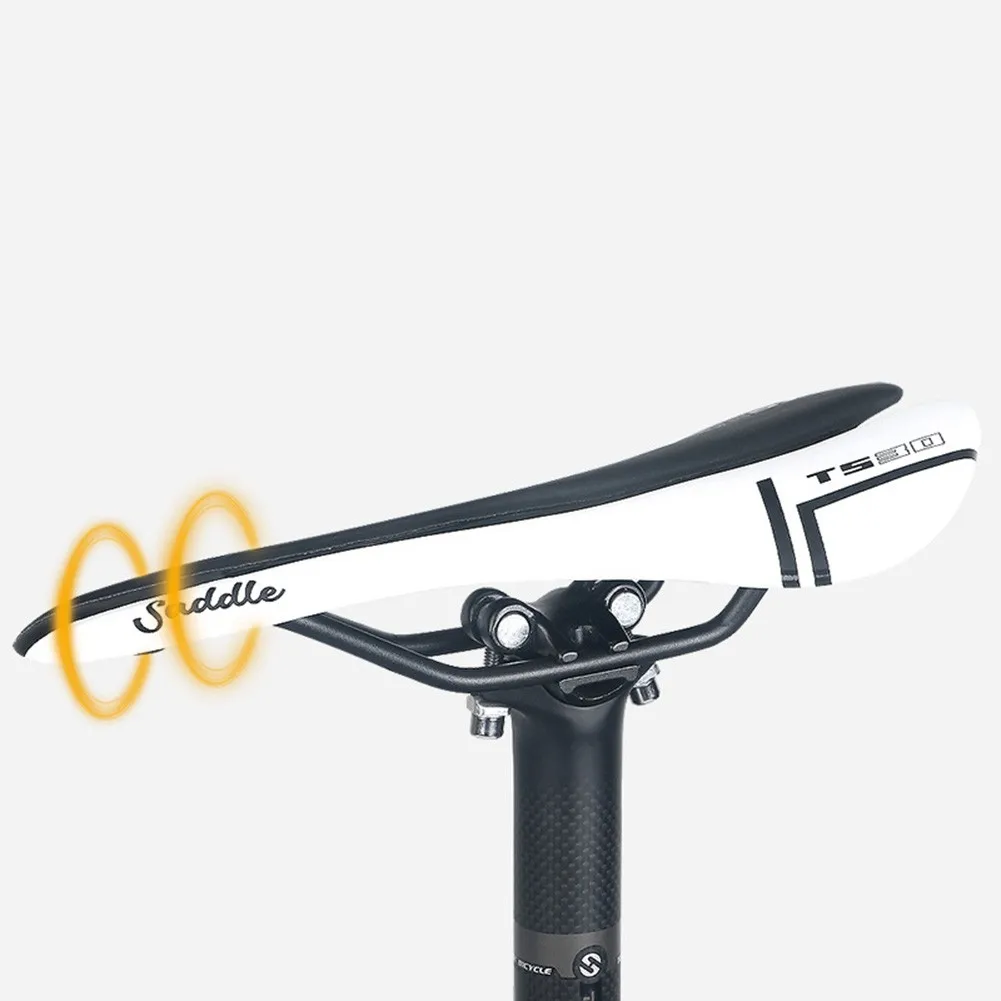 

TOSEEK Bicycle Soft Thick Saddle Bike Cycling Wide Seat Cushion Riding Equipment Breathable Soft Bike Parts