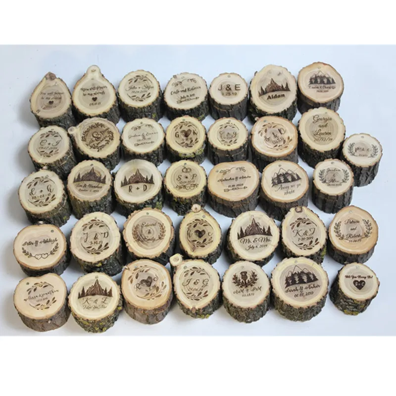 Подгонянный деревенский Свадебный держатель кольца деревянная коробка для