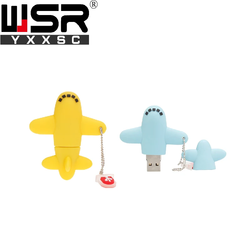 Модель самолета usb2.0 флеш-накопитель 32 Гб 64 128 ГБ реальная емкость usb 4 8 16