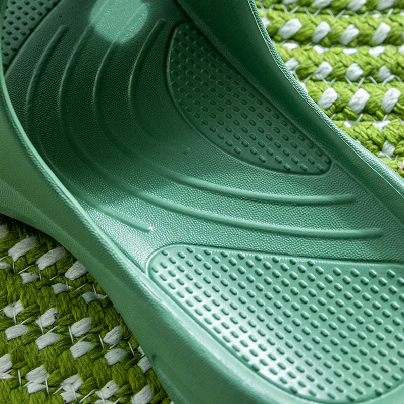 

Bathing Slippers Woman EVA Non-slip Designer Slippers Summer Flats Soft Massage Slippers Indoor Home Beach Casual Shoes Woman