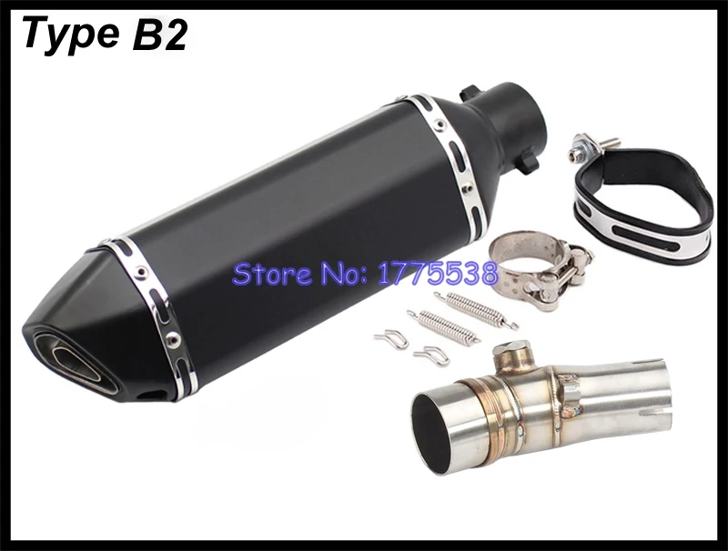 ID:42 мм переходник для выхлопной трубы мотоцикла Kawasaki ER6N ER6F NINJA 650 / Z650 650/R Versys