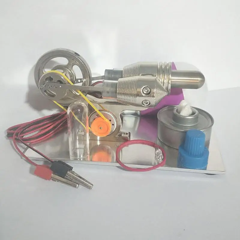 Внешний газовый двигатель микро-генератор DIY детский эксперимент по физике