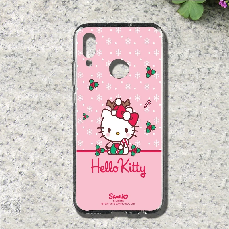 Чехол для телефона hello kitty чехол для Huawei P7 P8 lite P9 lite mini P10 Plus P20 Lite P30 Pro мягкий чехол из ТПУ