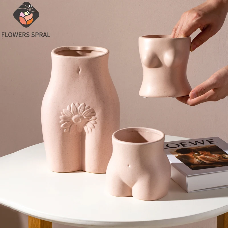 

Простая ваза домашний декор для комнаты ваза современный для боди-арта на груди в стиле «хип Керамика ваза ручной росписью ремесел новых пр...