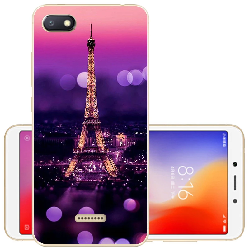 Чехол для Xiaomi Redmi 6A Redmi 6, чехол для Redmi 6A Couqe, Мягкая силиконовая задняя крышка, защитный чехол из ТПУ для Redmi6 6 A, чехол для телефона s - Цвет: 27