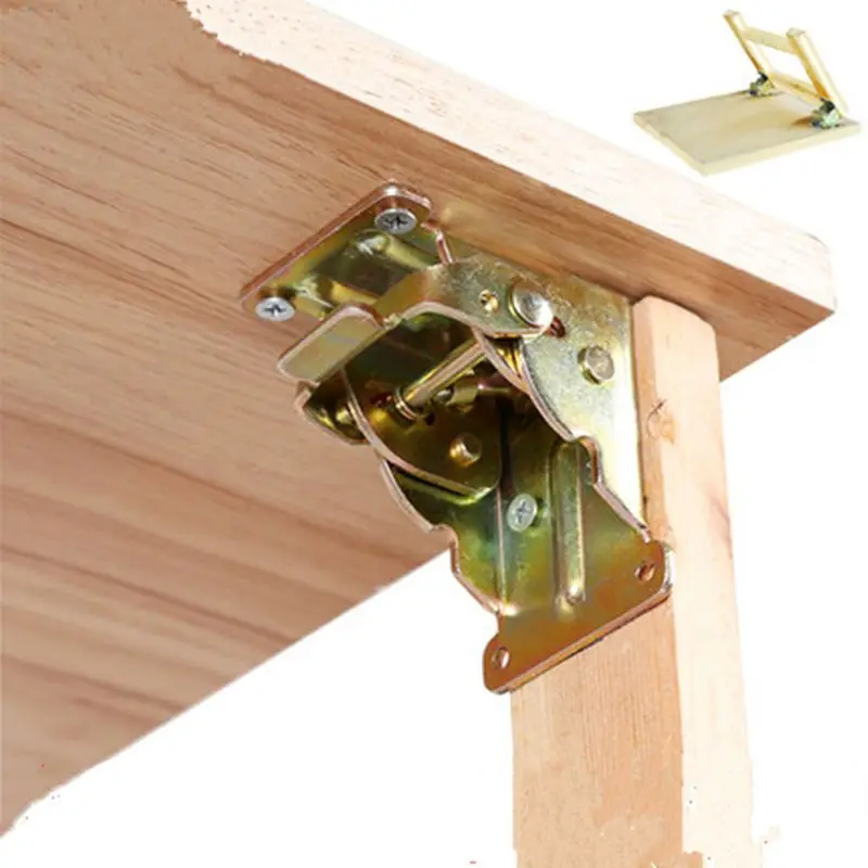 

1pc 90 Degree Folding Hinge Self-locking Dining Table Lift Support Cabinet Furniture Hardware Accessories