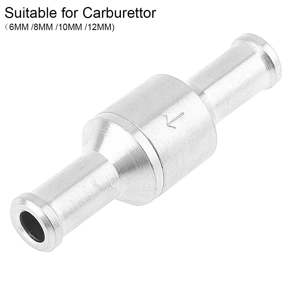 6mm / 8mm 10mm 12mm Aluminum Alloy Non Return One Way Air Fuel Oil Check Valve for Water Marine Car Airpalne|Регулирование