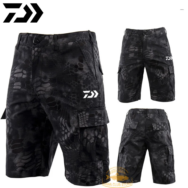 

Daiwa Fishing Shorts 2020 Summer Men's Outdoor Waterproof Camouflage Shorts Five-point Pants Quick Dry Wear-resistant Shorts