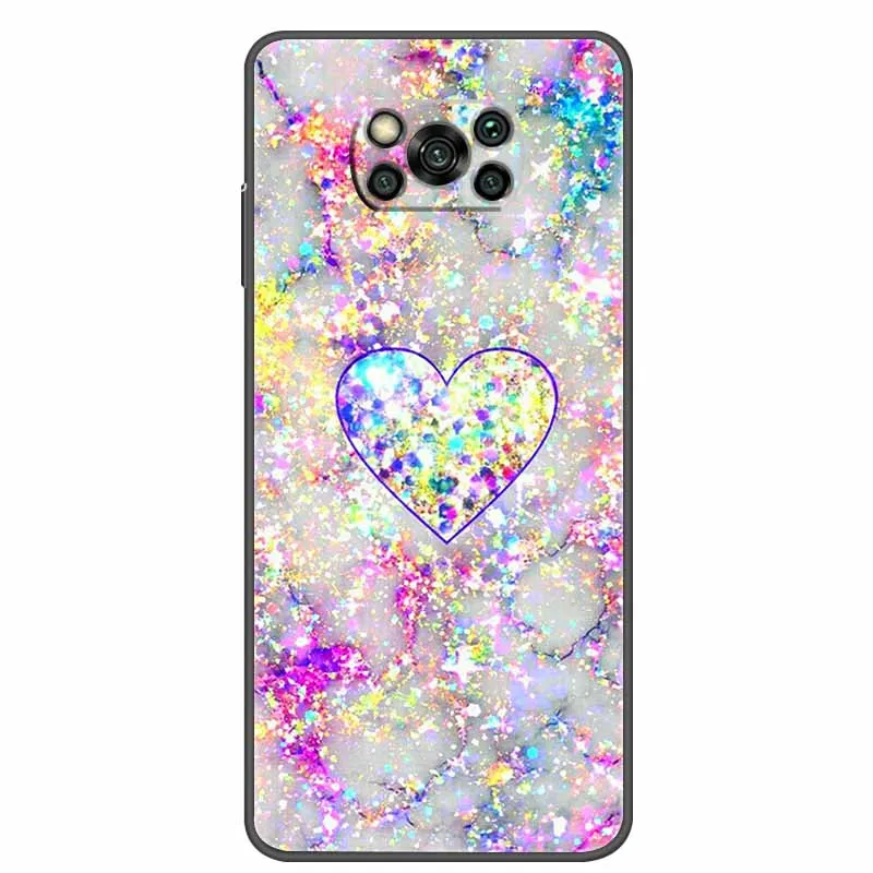 for poco x3 pro case bumper silicon tpu soft phone cover for xiaomi poco x3 nfc pro case cartoon funda on pocophone x3 nfc coque free global shipping