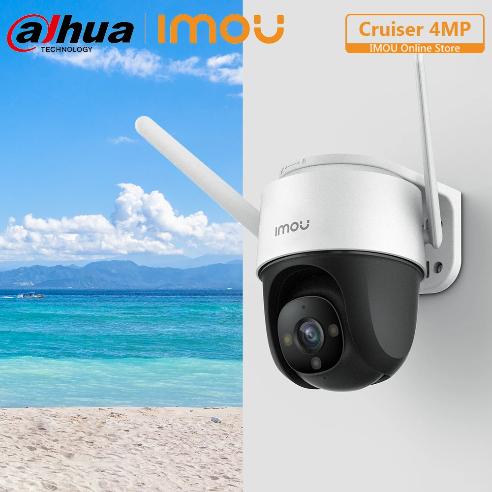 Dahua Imou Cruiser 4MP PTZ наружная ip камера полноцветная ночное видение встроенный Wifi AI