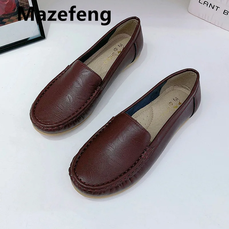 

Women's PU Leather Sneakers Women Casual Fashionable Sports Shoes Vulcanized Woman Summer Flat Shoe Ladies White Slip-on 35-41