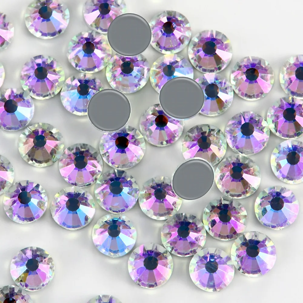 

New SMC Cut Moon Stone Iron on Rhinestone ss10 ss12 Hotfix Rhinestones AAAAA Grade for Luxury DIY things