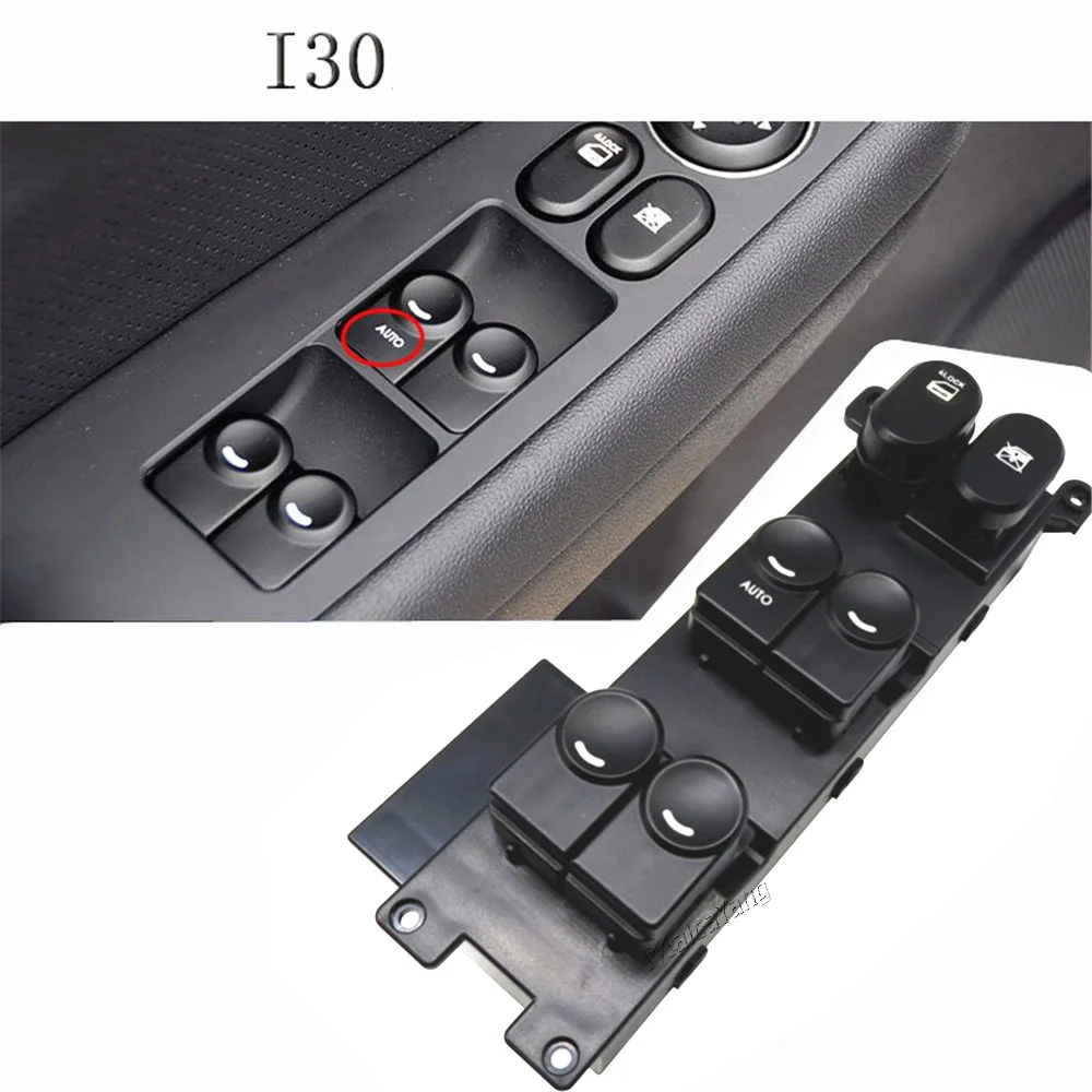 

Front Left Driver's Side Power Window Litfer Main Control Switch For Hyundai i30 I30cw 2008-2011 93570-2L010 93570-2L000