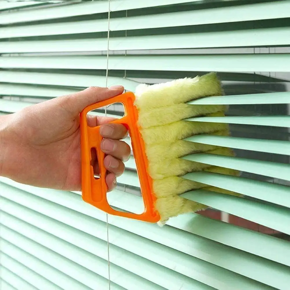 

7-Finger Dusting Cleaner Tool Useful Microfiber Home Kitchen Universal Window Brush Air Conditioner Cleaner