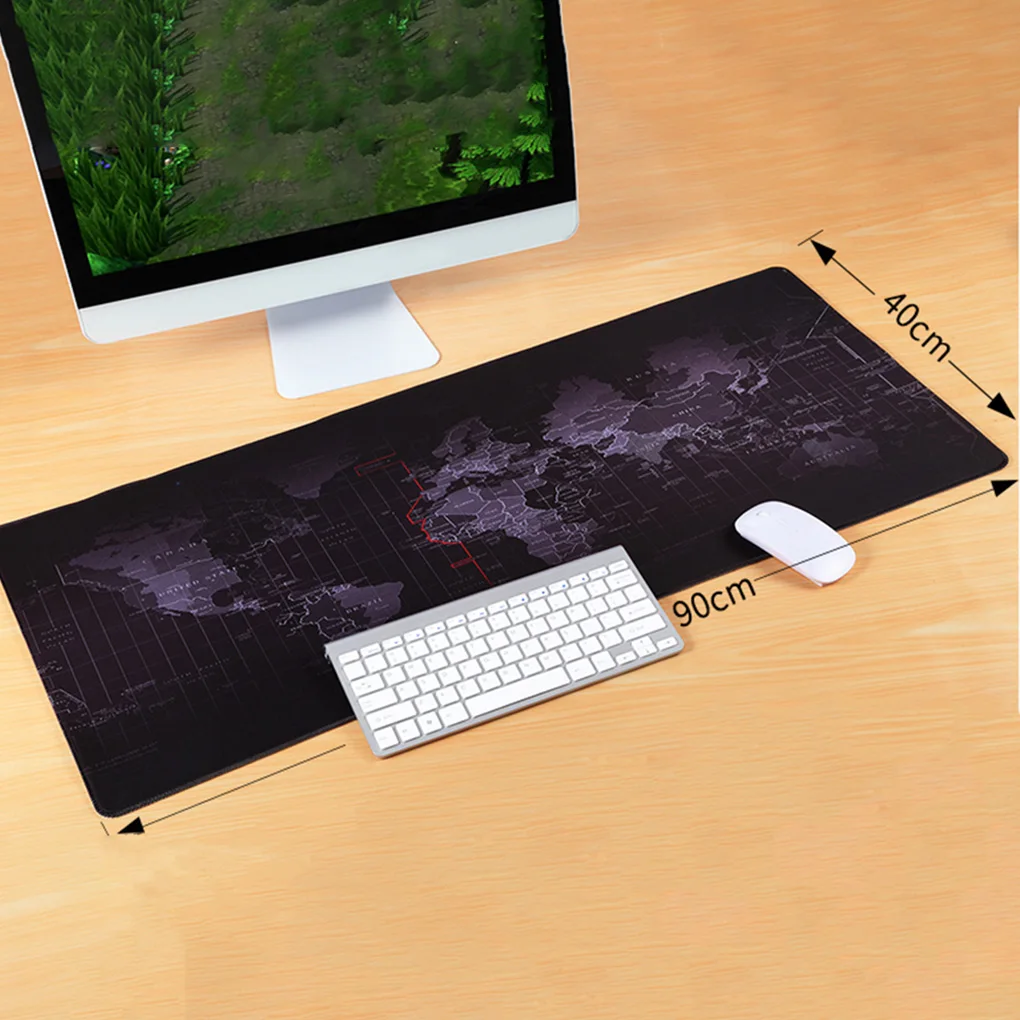 RGB Large Mouse Pad Gamer Big Mat Computer Mousepad Gaming World Map Printed Mause Keyboard Desk | Компьютеры и офис