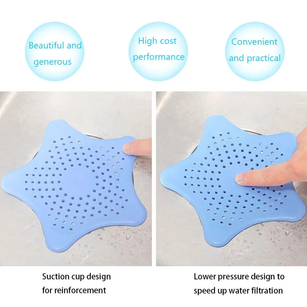 

1Pc Sewer Outfall Strainer Sink Filter Anti-blocking Floor Drain Hair Stopper Catcher Kitchen Bathroom Gadgets Accessories