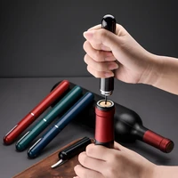 stainless steel wine bottle opener air pump opening tools stainless steel pin jar cork remover corkscrew kitchen accessories