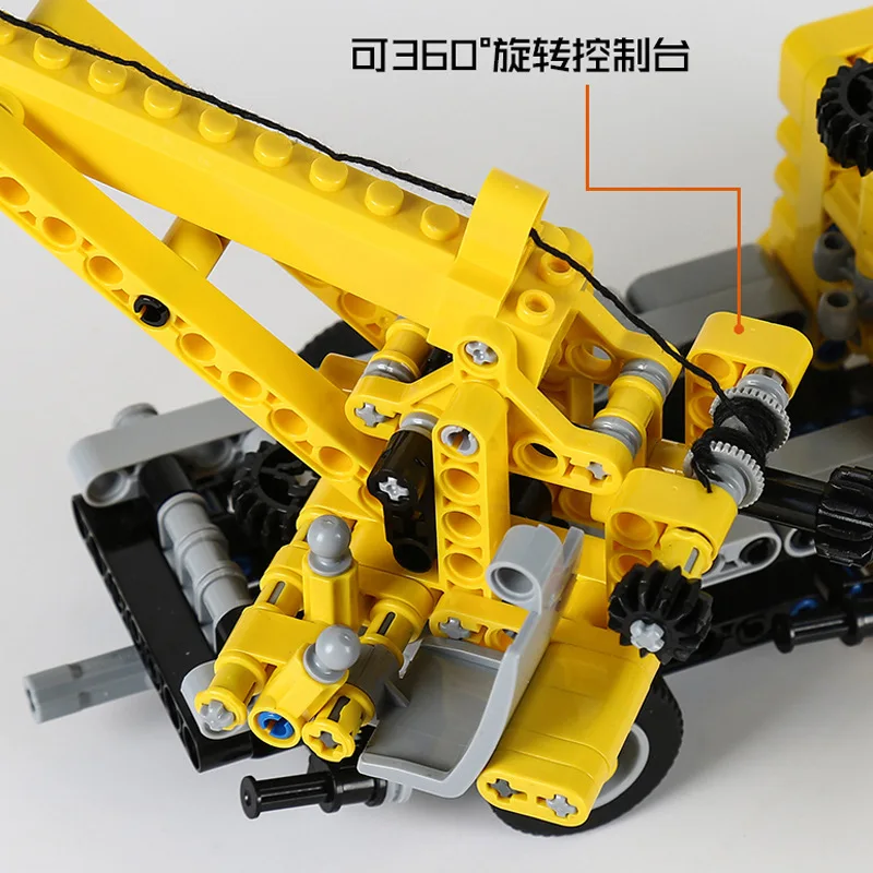 Компактный мобильный кран на гусеничном ходу Ideas Technic грузовик автомобильный