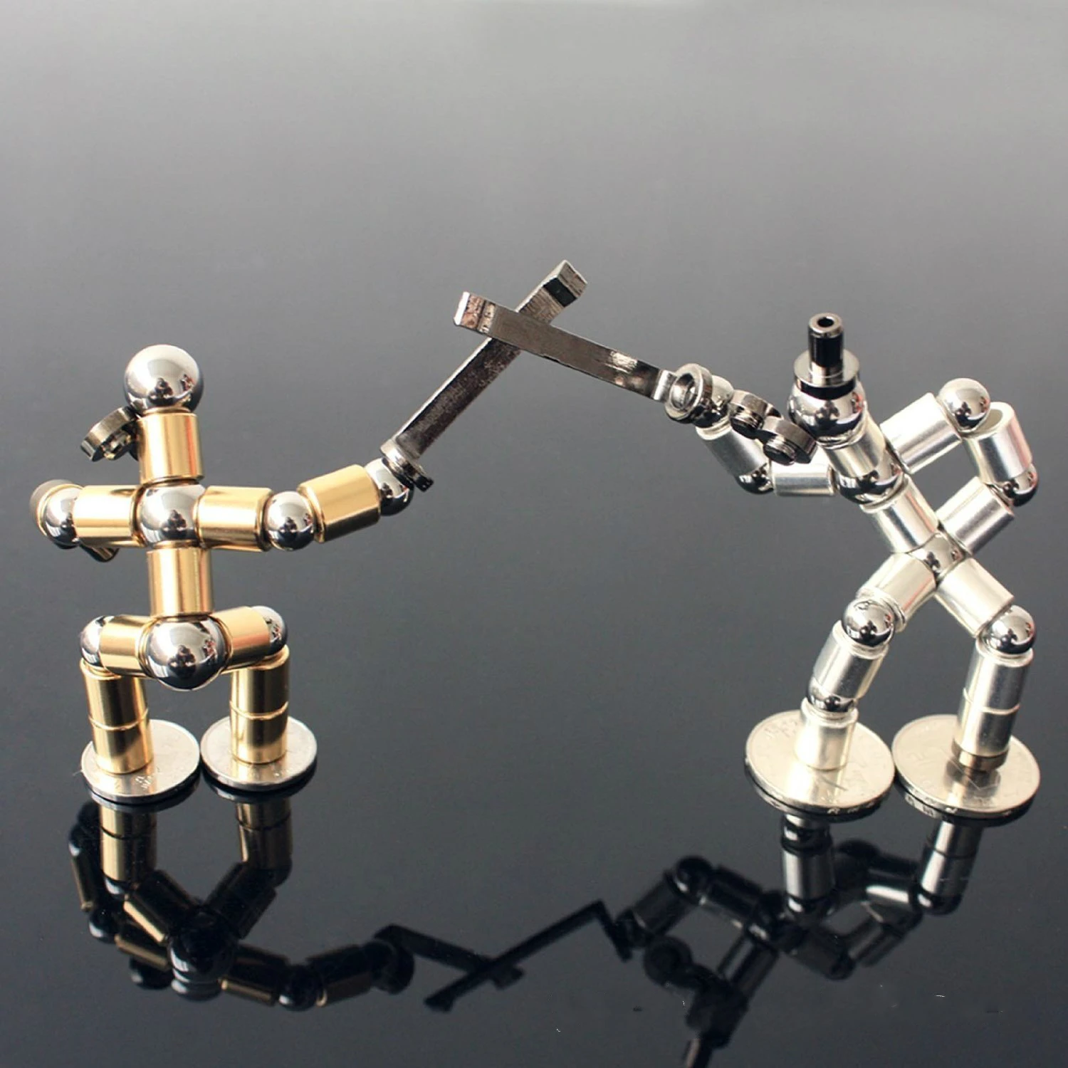 Магнитная ручка необычная забавная Металлическая магнитная на водной основе