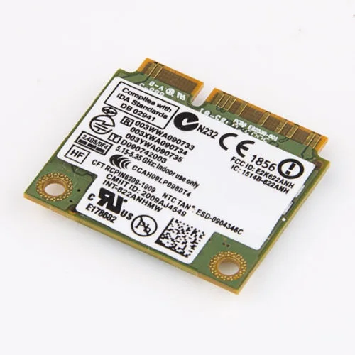 SSEA Mini PCIe   Thinkpad, Mini, PCIe, Intel Centrino Extended-N 6200, 622, ANHMW, Wi-Fi,  Thinkpad, IBM, T400, X200, T500, W510, FRU, P/N: 60Y3191