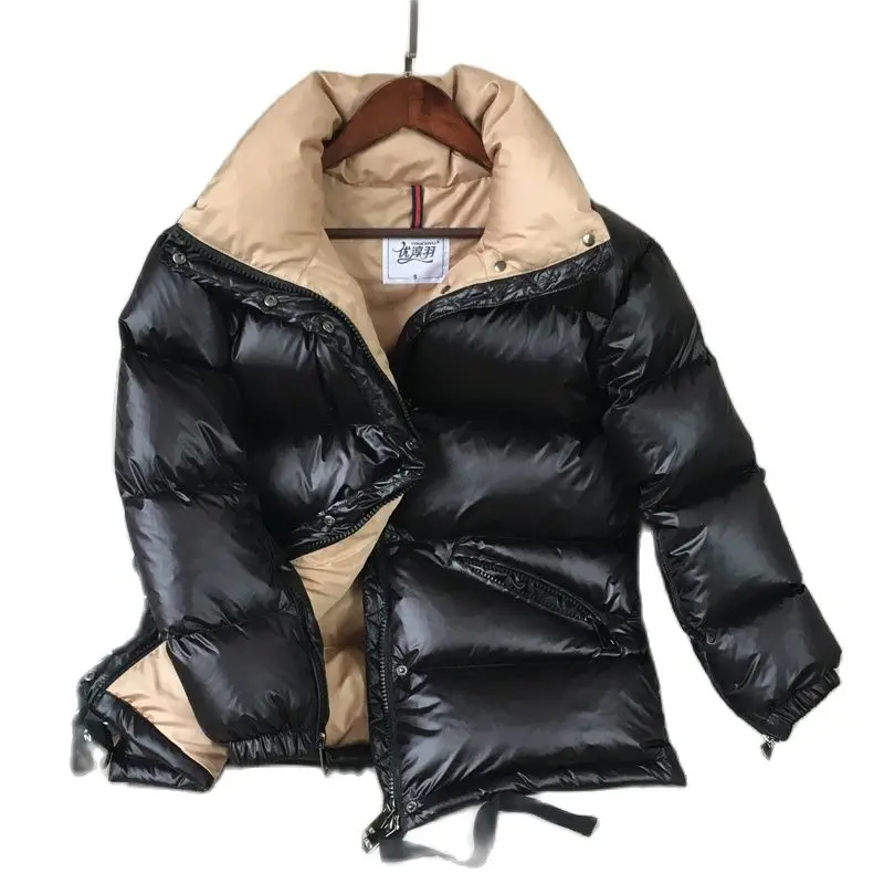 Зимний женский пуховик плотная зимняя одежда для девочек теплая верхняя 50-75 кг