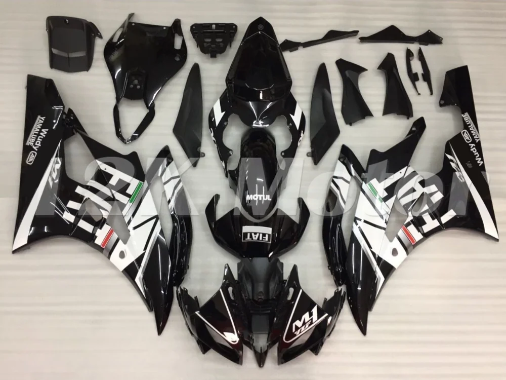 

4 Gifts High quality New ABS Motorcycle Fairing kits fit for Yamaha YZF-R6 2006 2007 YZF r6 fairings set custom Black White FITA