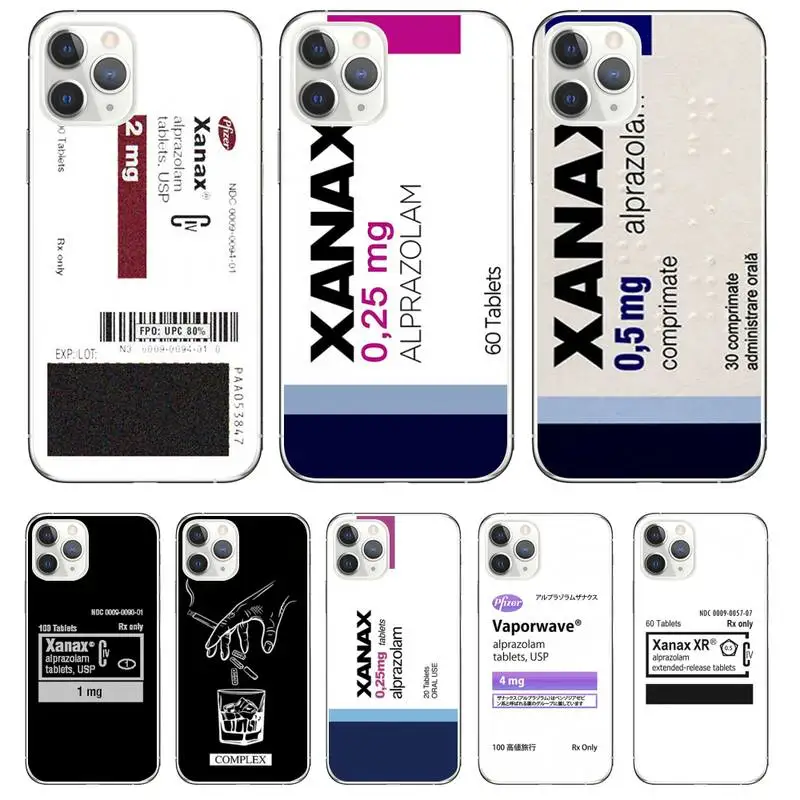 

XANAXS Pattern Phone Case For Iphone 7 8 Plus X Xs Max Xr 11 12 13 Mini Pro Max SE 2020 Tpu Transparent Soft Cover