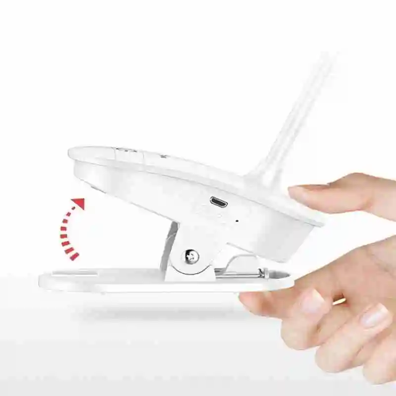 

Clip Wireless Table Lamp Study 3 Modes 1200mah Rechargeable Led Reading Light Desk Lamp 7000k Usb Table Lamp Flexo Lamps T