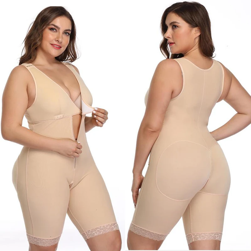 Женское корректирующее белье боди с ремешком для моделирования корсет похудения