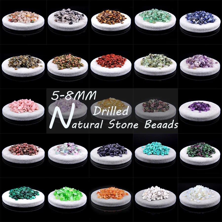 

Irregular Chips Stone Beads 5-8mm Natural Fluorite Sodalite Lapis Lazuli Bead For Jewelry Making Diy Bracelet Supplies 15"strand