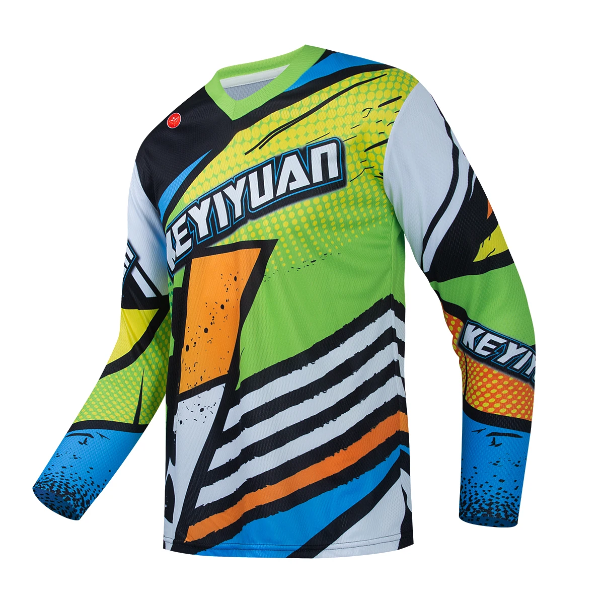 

Новинка, мужская Трикотажная футболка KEYIYUAN с длинным рукавом для мотоциклов, велосипедная одежда, мужская одежда Mtb, мужская одежда