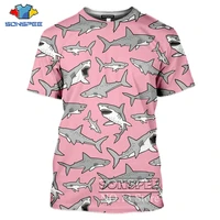 2020 sonspee cartoon cute shark harajuku men women unisex 3d clothes t shirt sweatshirts o neck streetwear plus size 7xl tshirt