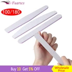 Профессиональная пилка для ногтей Fuarscs 100180 наждачная бумага Полумесяца шлифовальные блоки для ногтей инструменты для ухода за ногтями аксессуары