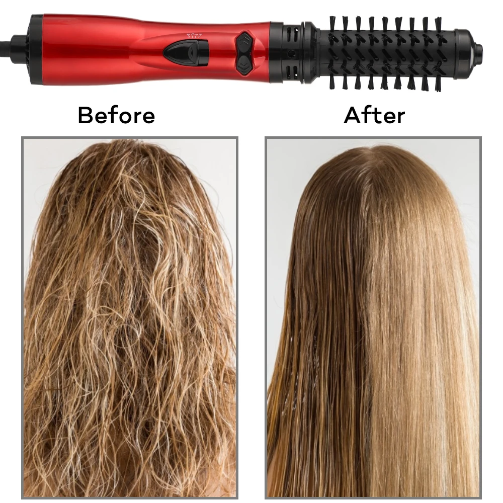 

Hot Curly Hair Dryer 2 In 1 Brush Rotating Hair Comb Step Hair Blower Dryer Volumizer Electric Dryer Fluffy Hair Styler Tool