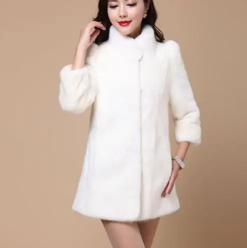 Кисть из меха норки 2020 зимние Для женщин искусственная Меховая куртка