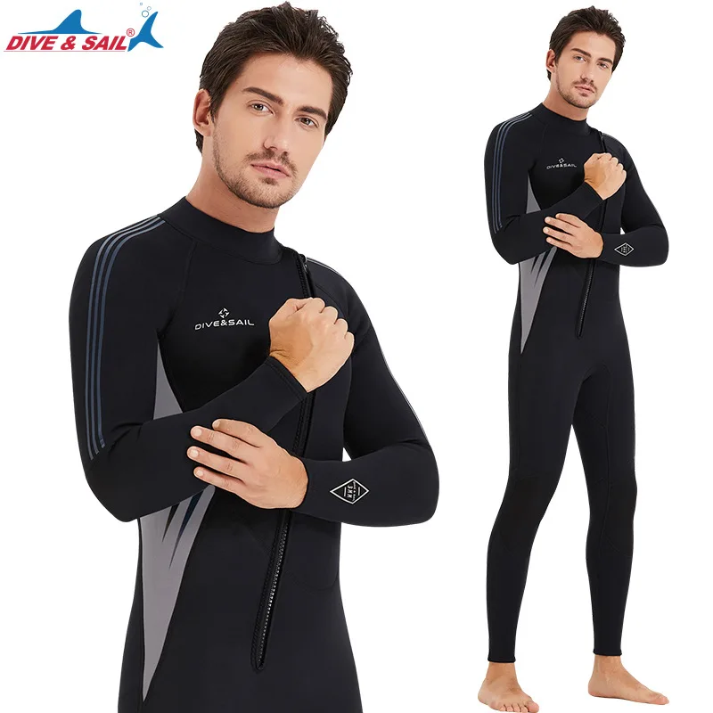 Men 3MM Neoprene Full-Body Scuba Warm Hunting Diving Suits Thermal Surfing Snorkeling Spearfishing Wet Suits Swimming JumpSuit