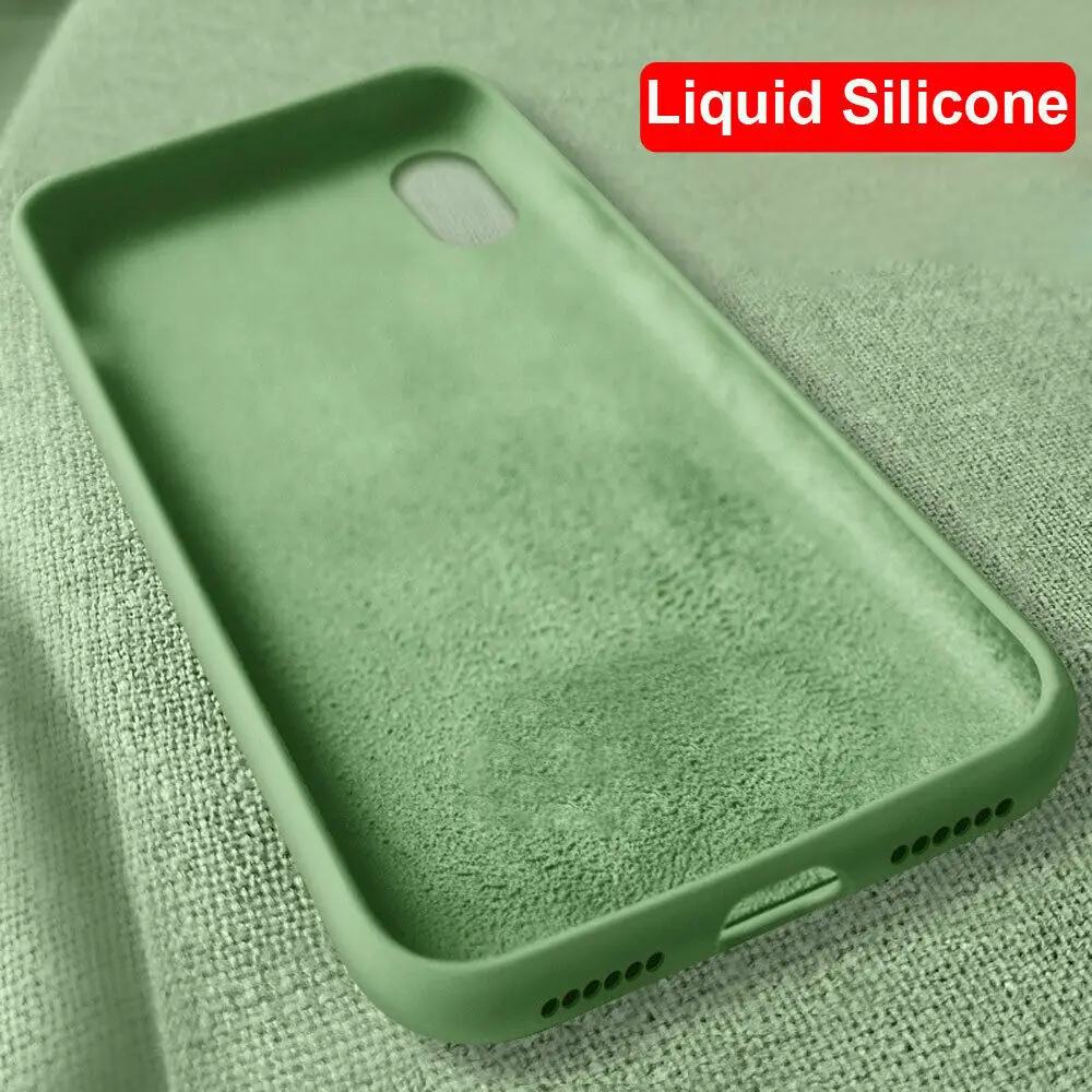 Однотонный силиконовый чехол для iPhone 6, 6s plus, 6, 6s, 7 plus, 8 plus, 7, 8, чехол для Apple, Xs Max, Xr, X, XS, чехол для телефона