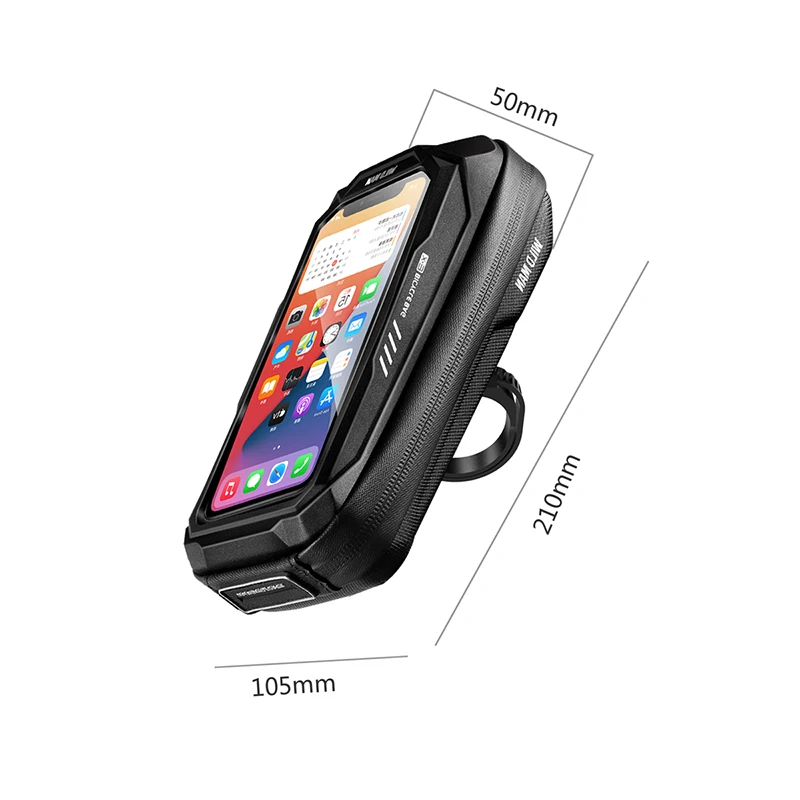 detachable bycicle phone holder bag for iphone 13 12 pro max rainproof touch screen bike storage pouch cycling gps supports free global shipping