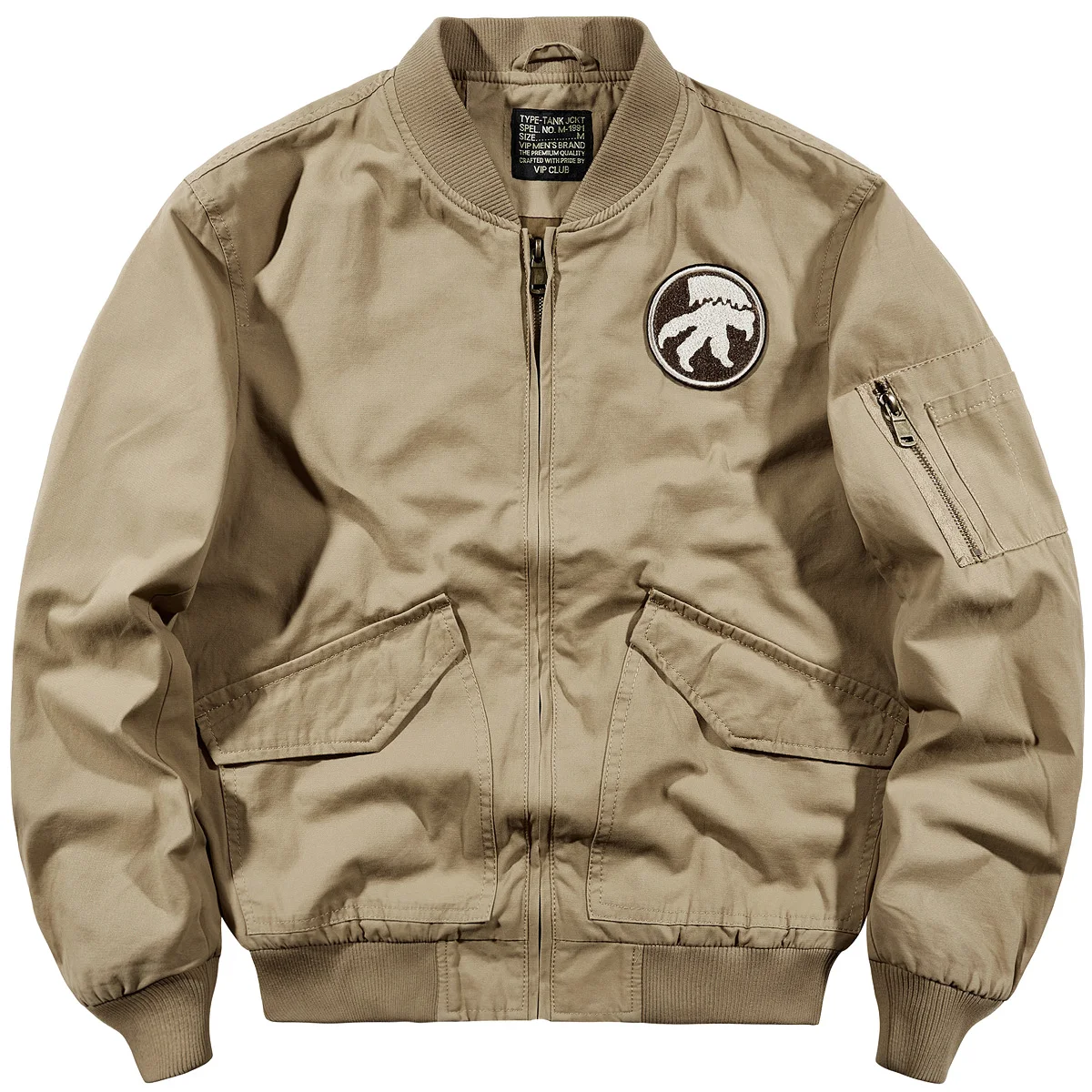 Зеленая куртка бомбер Мужская Повседневная зимняя Военная Черная теплая пилот