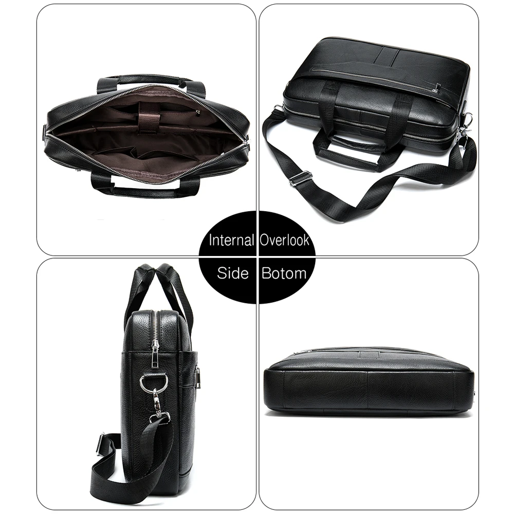 Портфель-мессенджер WESTAL мужской для ноутбука из натуральной кожи | Багаж и сумки