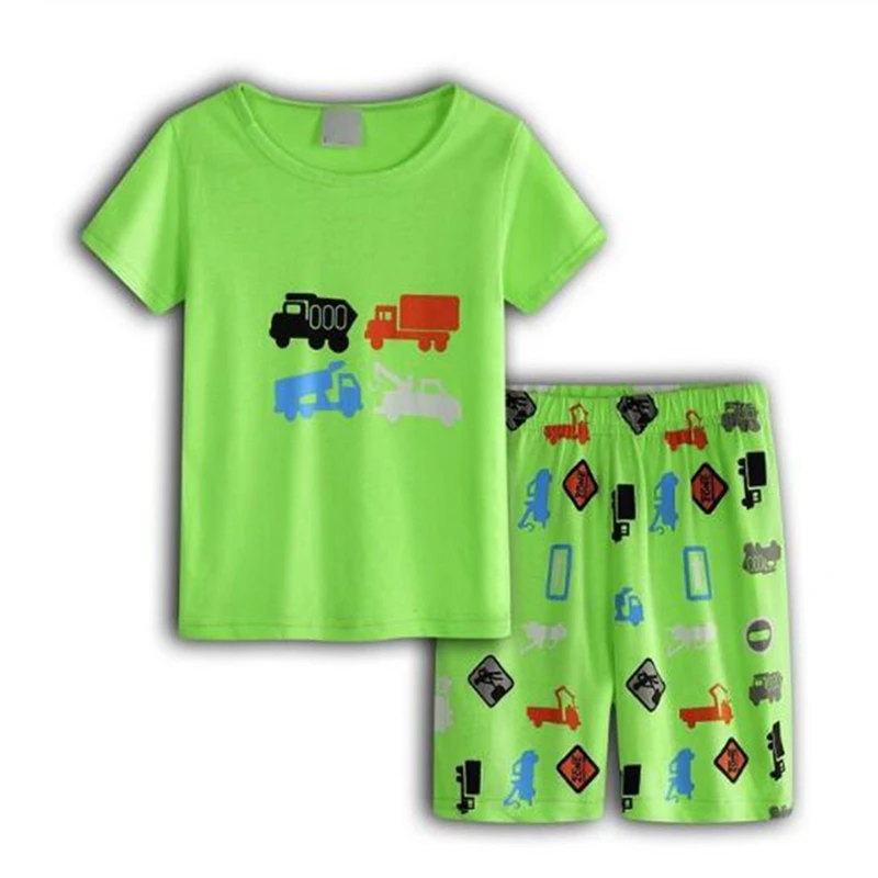 

Детские пижамы, летний хлопковый комплект одежды для мальчиков и девочек, детская мультяшная одежда для сна, детские пижамы, одежда для маленьких девочек, домашний комплект для отдыха