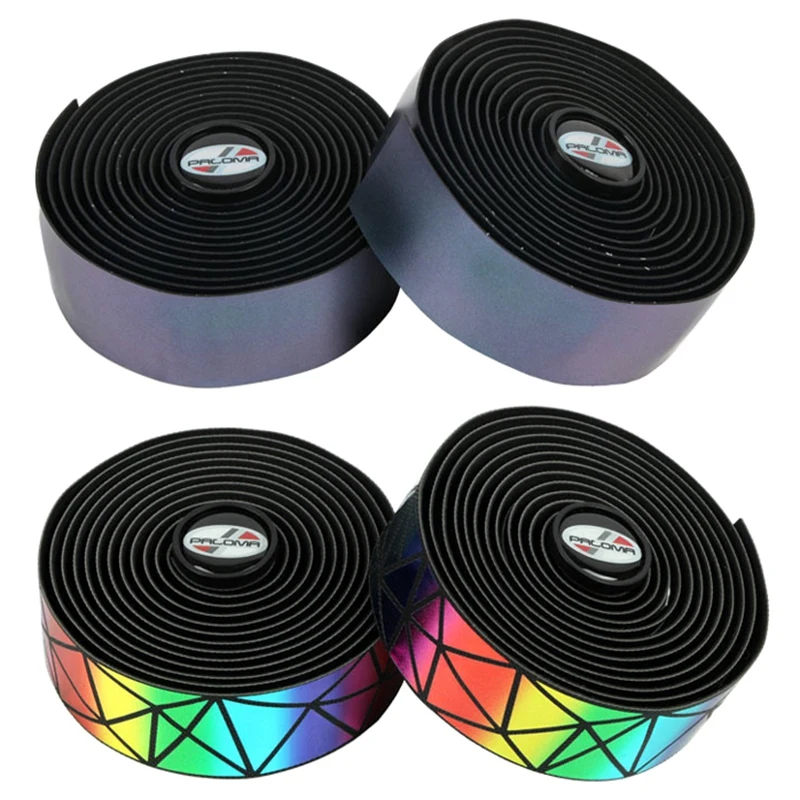 

Паломы Профессиональный руль для шоссейного велосипеда из лент анти-скольжения велогонки рукоятка лента противовибрационный ремень руля