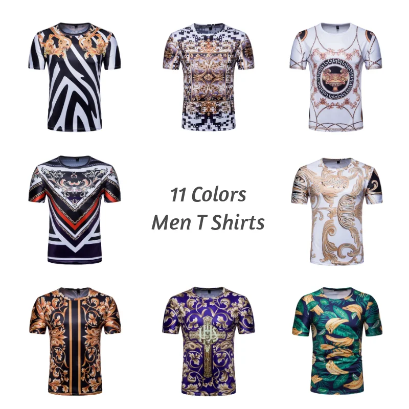 Футболка ZUZK мужская с коротким рукавом Модная приталенная рубашка из мягкого