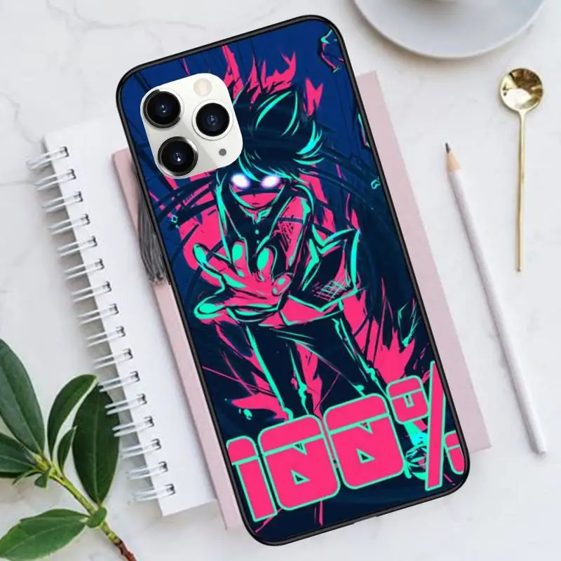 

Mob Psycho 100 Anime Phone Case for iPhone 11 12 mini pro XS MAX 8 7 6 6S Plus X 5S SE 2020 XR