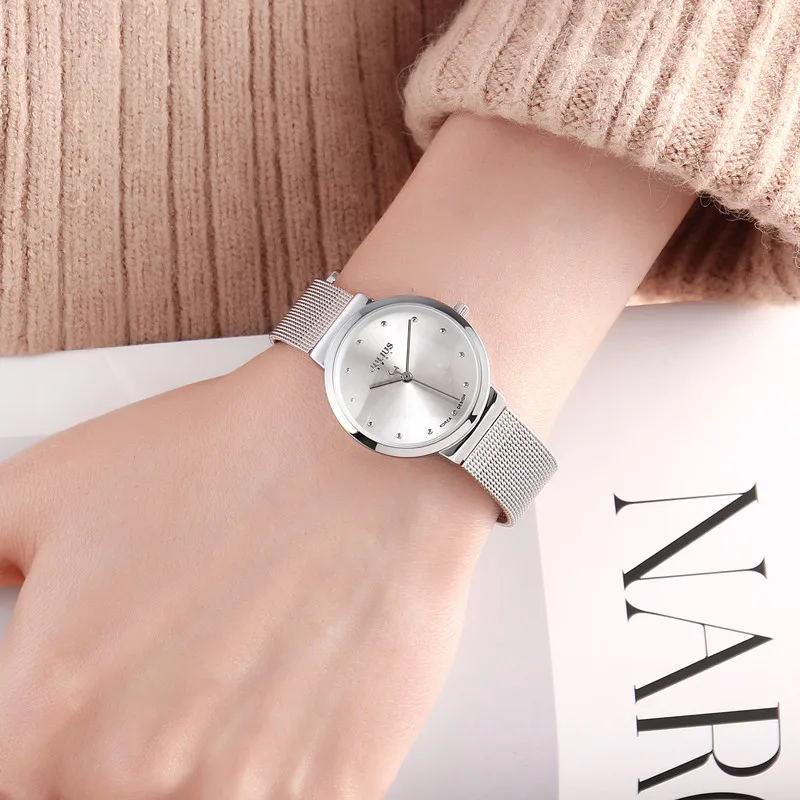 New Ultrathin Female Steel Wristwatch Women Dress Watches Ladies Fashion Casual Quartz Wotch Girl Clock Montre Femme Bayan Saat enlarge