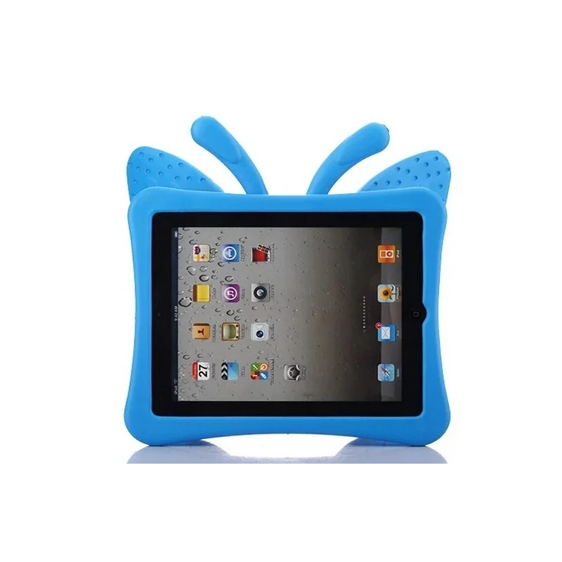 Детский 3D чехол подставка с милым бабочкой для Apple iPad 2 3 4 9 7 дюймов мультяшный
