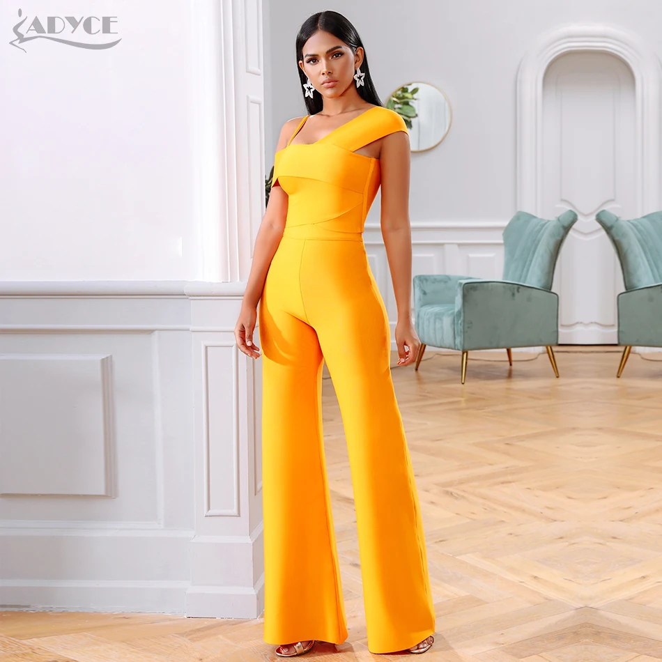 Adyce 2020 nuevo verano vendaje de Vestido de las mujeres Vestido a rayas Tops y pantalones de 2 piezas conjunto de noche de celebridad noche parte establece