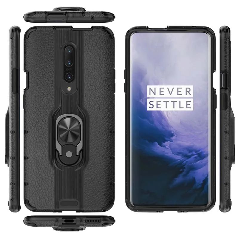 Бронированный чехол для Oneplus 6, 6 T, 7 Pro, one plus, 6 T, 7, 1+ 7, чехол силиконовый ударопрочный с кольцом, Магнитный чехол для телефона