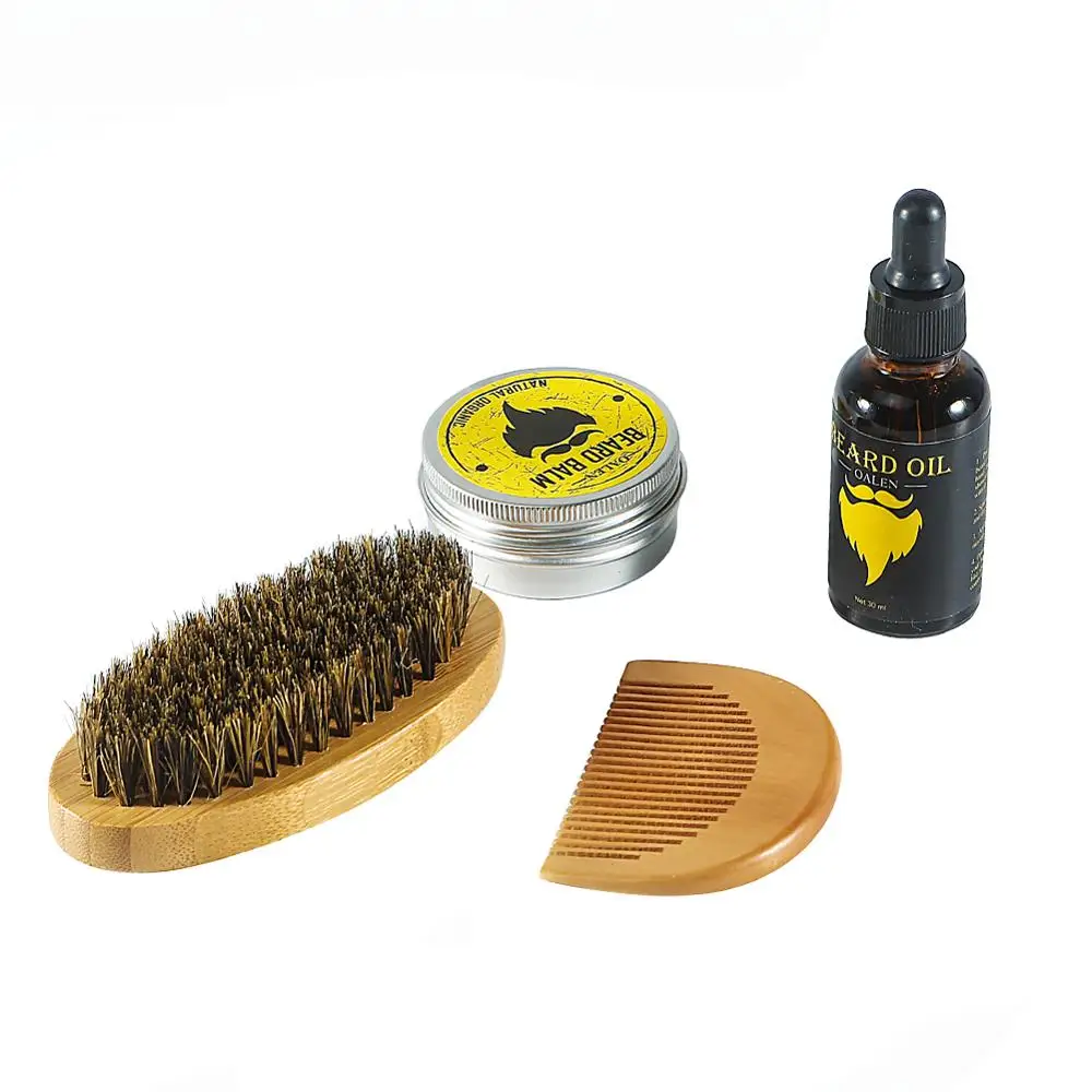 5 шт./компл. мужское масло для бороды с гребнем укладки усов увлажняющий воск